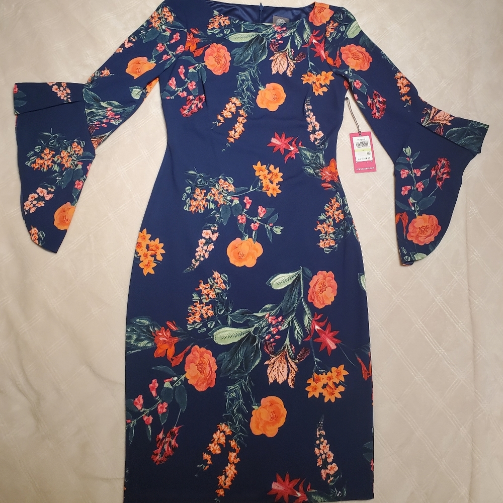 VINCE CAMUTO FLORAL DRESS